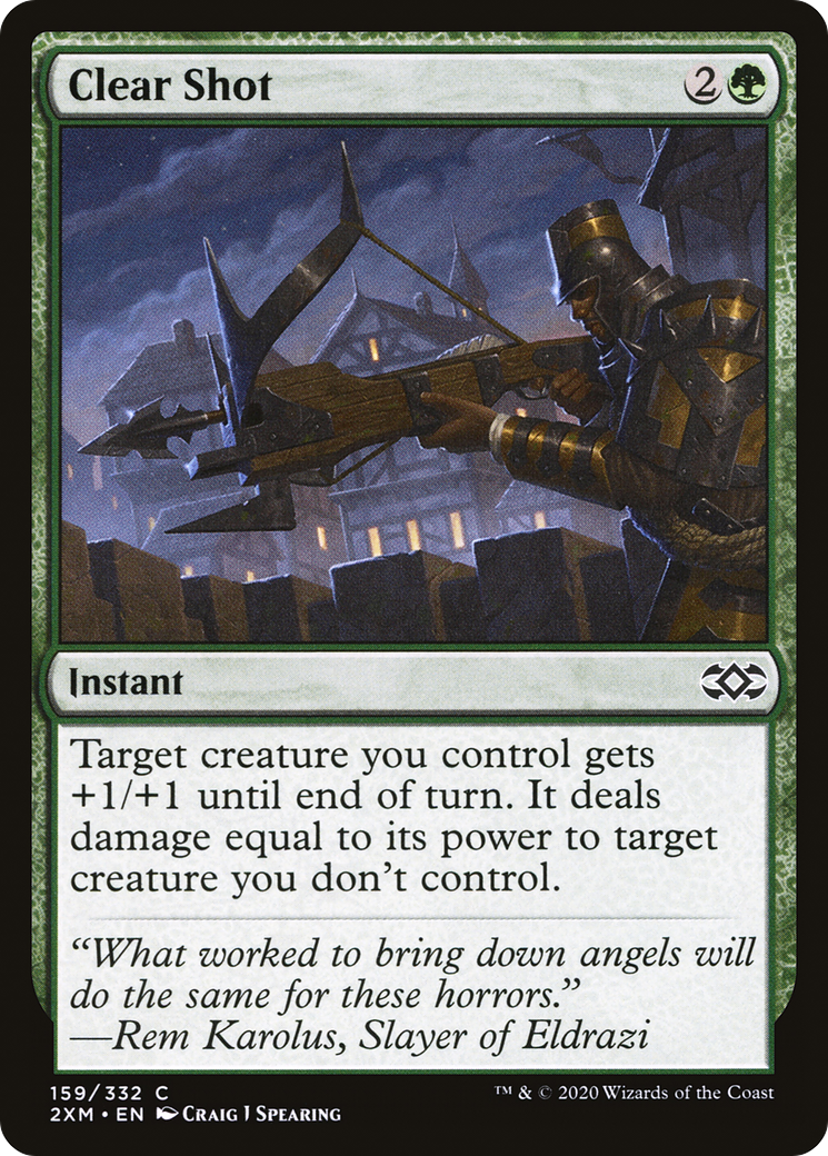 Clear Shot (2XM-159) - Double Masters Foil 