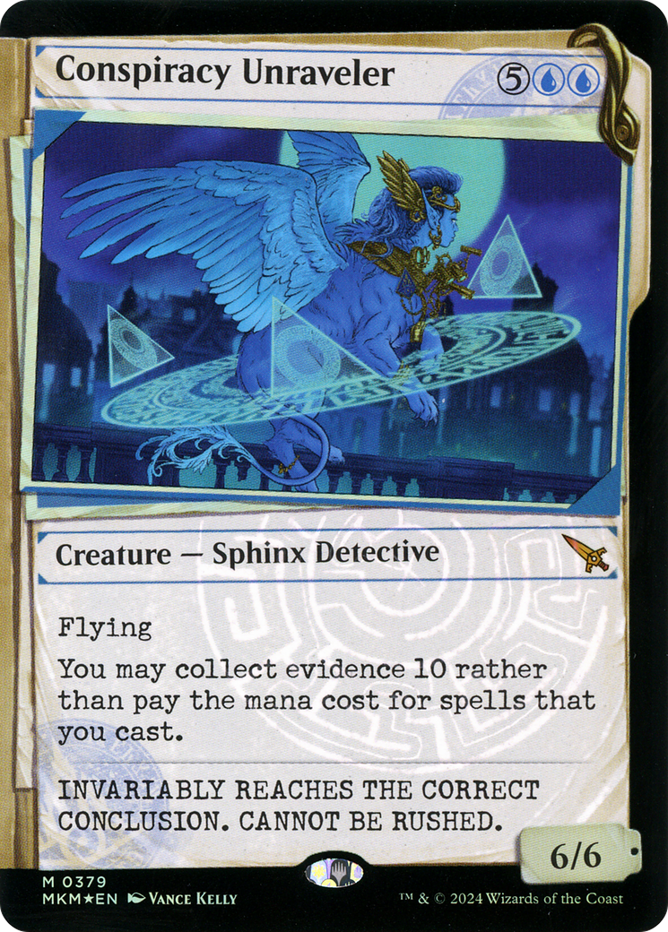 Conspiracy Unraveler (MKM-379) - Meurtres au manoir de Karlov : (Vitrine) Feuille 