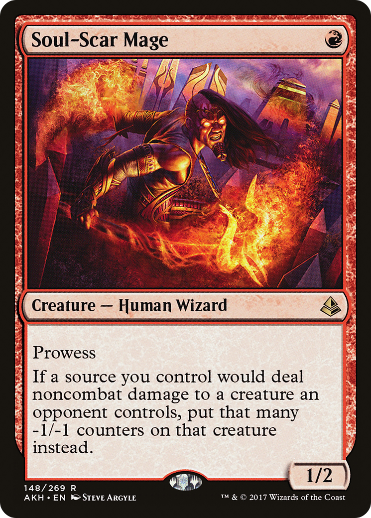 Mage Cicatrice d'Âme (AKH-148) - Amonkhet Foil 
