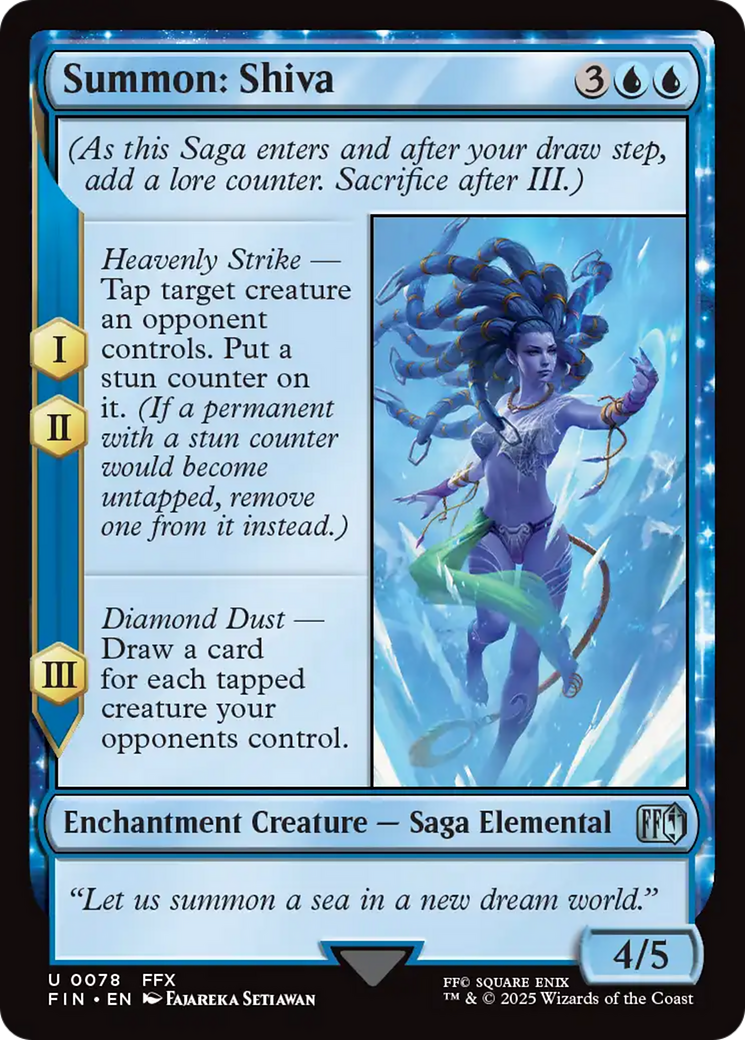 Invocation : Shiva (FIN-078) - Univers au-delà : FINAL FANTASY 