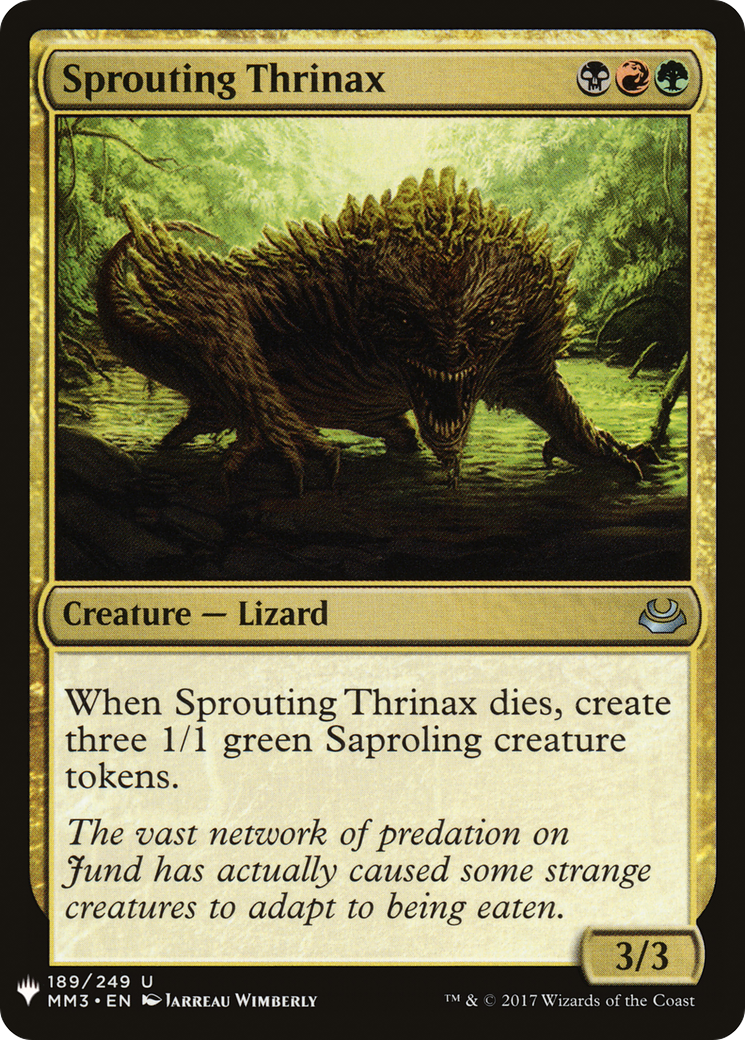 Sprouting Thrinax (LIST-MM3-189) - The List