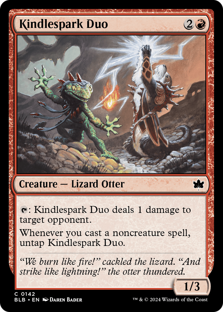 Kindlespark Duo (BLB-142) - Bloomburrow 