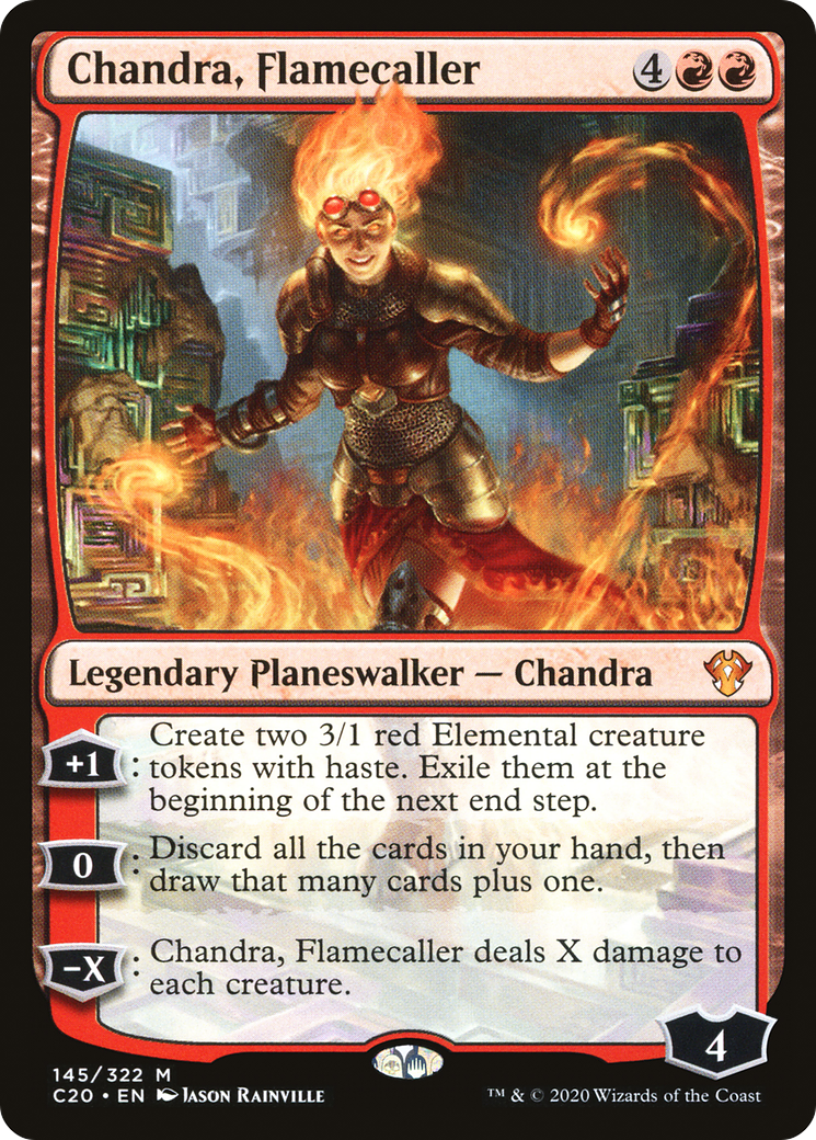 Chandra, Invocateur de Flammes (C20-145) - Commandant 2020 