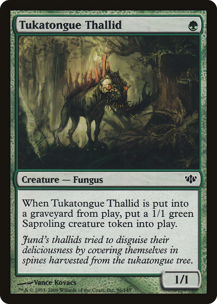 Tukatongue Thallid (CON-096) - Feuille de Conflux