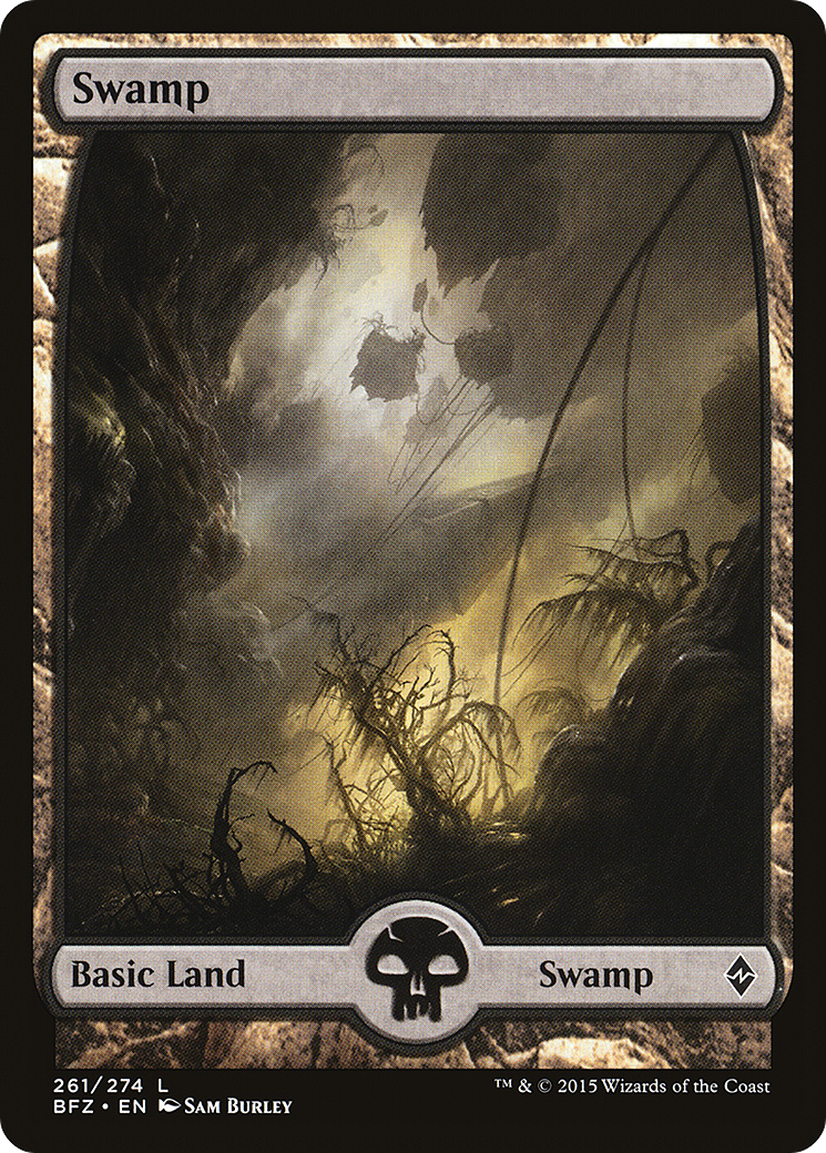 Swamp (BFZ-261) - Battle for Zendikar Foil