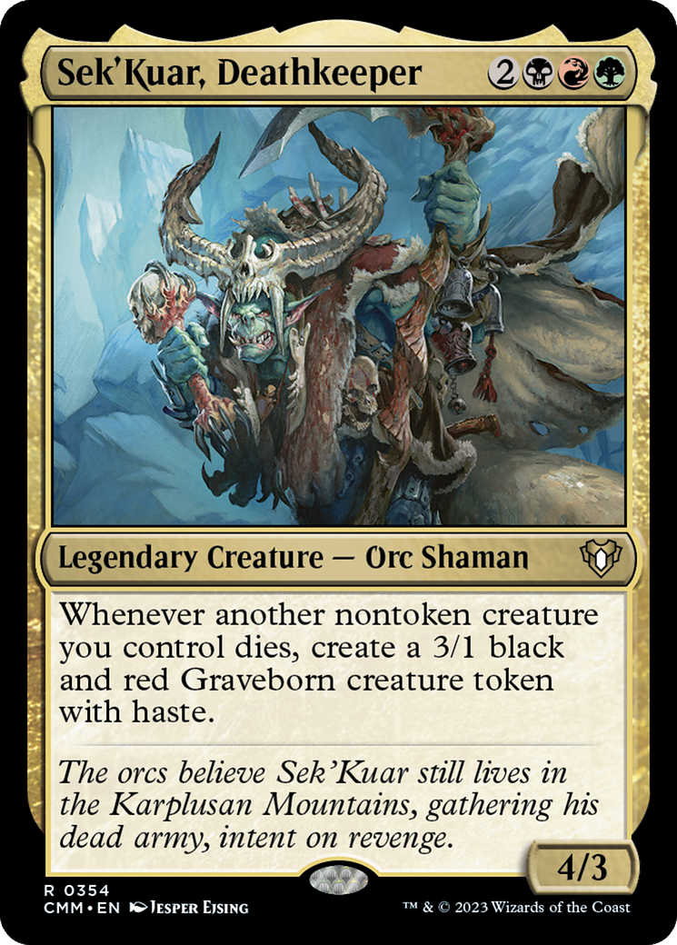 Sek'Kuar, Deathkeeper (CMM-354) - Commander Masters