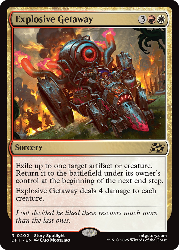 Escapade explosive (-202) - Aetherdrift Foil