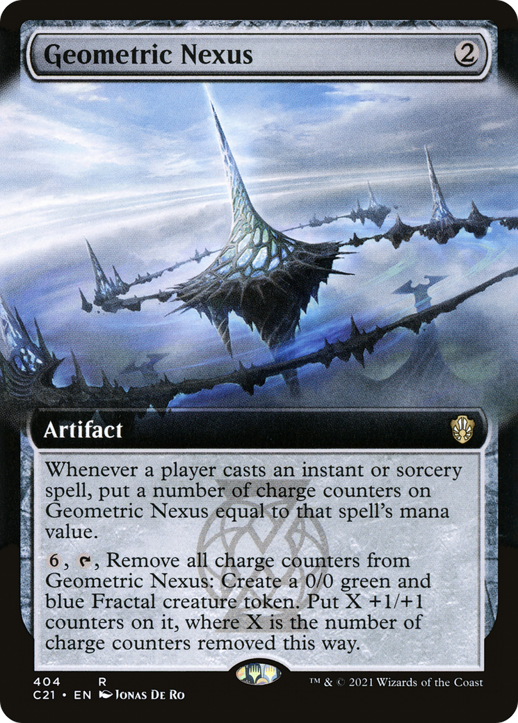 Geometric Nexus (Extended Art) (C21-404) - Commander 2021: (Extended Art)