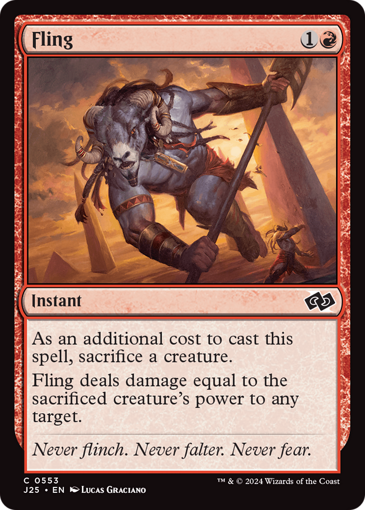 Fling (J25-553) - Démarrage rapide des fondations 