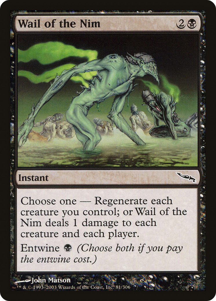 Le Cri du Nim (MRD-081) - Mirrodin Foil 