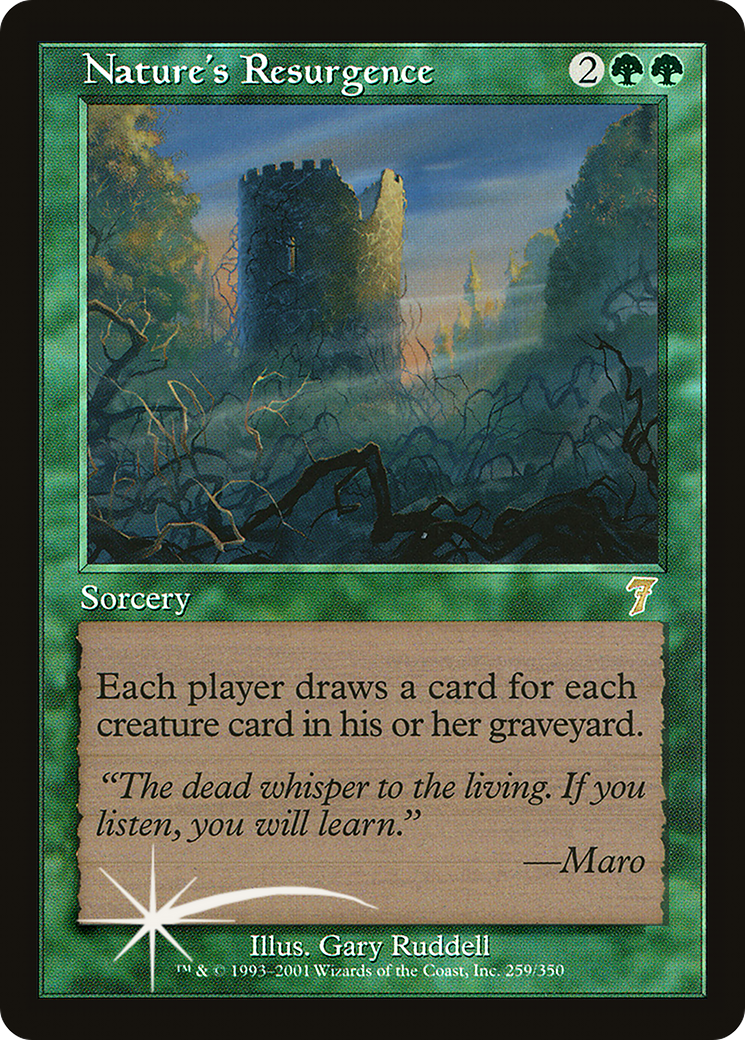 Nature's Resurgence (7ED-259★) - Seventh Edition Foil