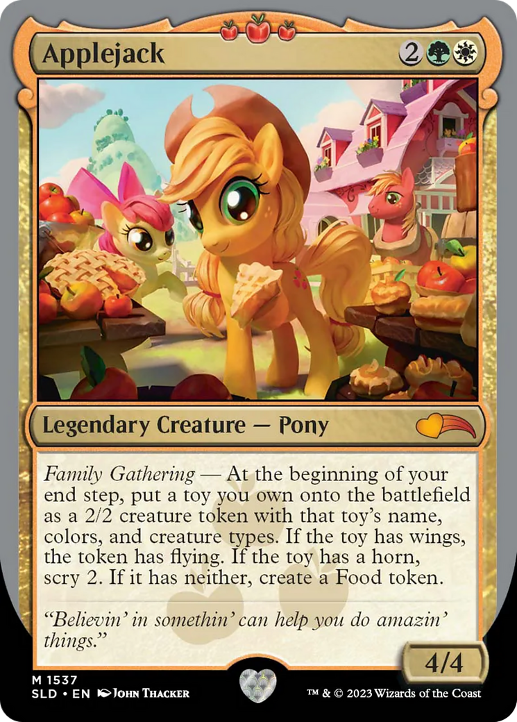 Applejack (SLD-1537) - Largage du repaire secret 
