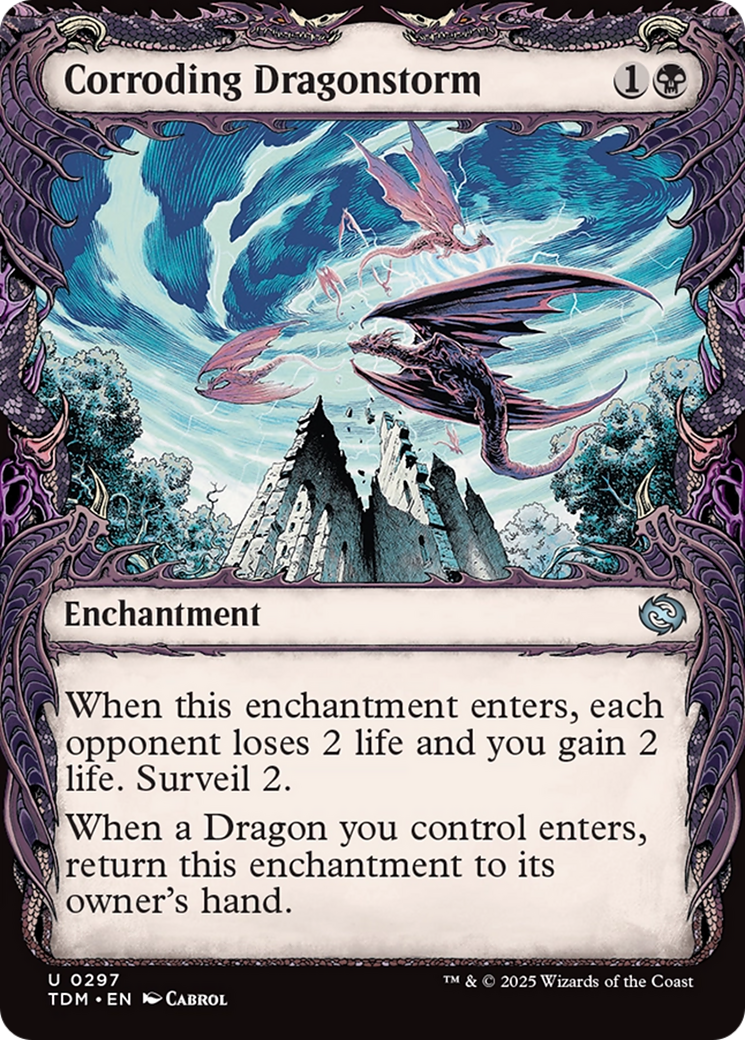 Tempête de dragon corrosive (Vitrine) (TDM-297) - Tarkir : Tempête de dragon 