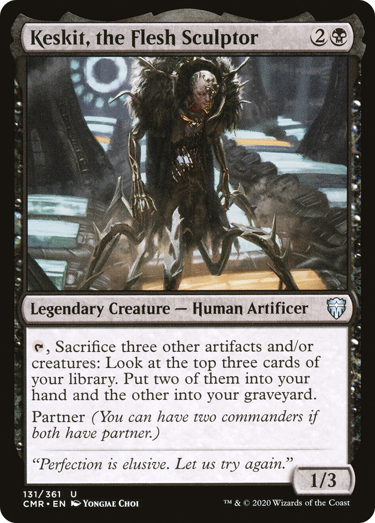 Keskit, le sculpteur de chair (CMR-131) - Commander Legends Foil 