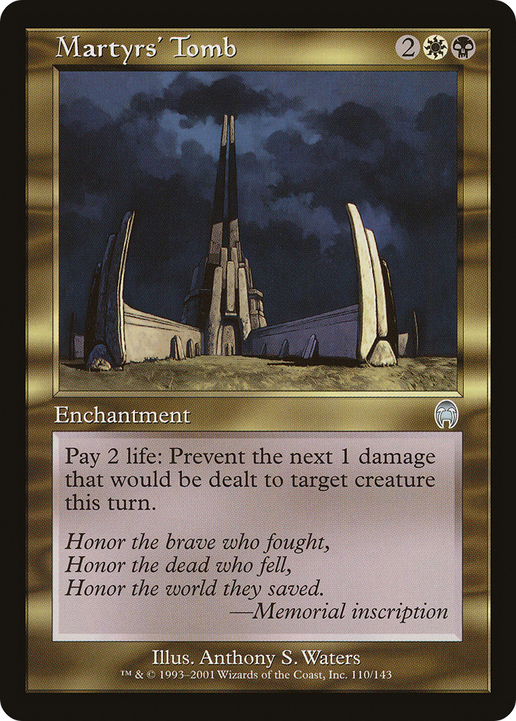 Tombeau des Martyrs (APC-110) - Apocalypse 