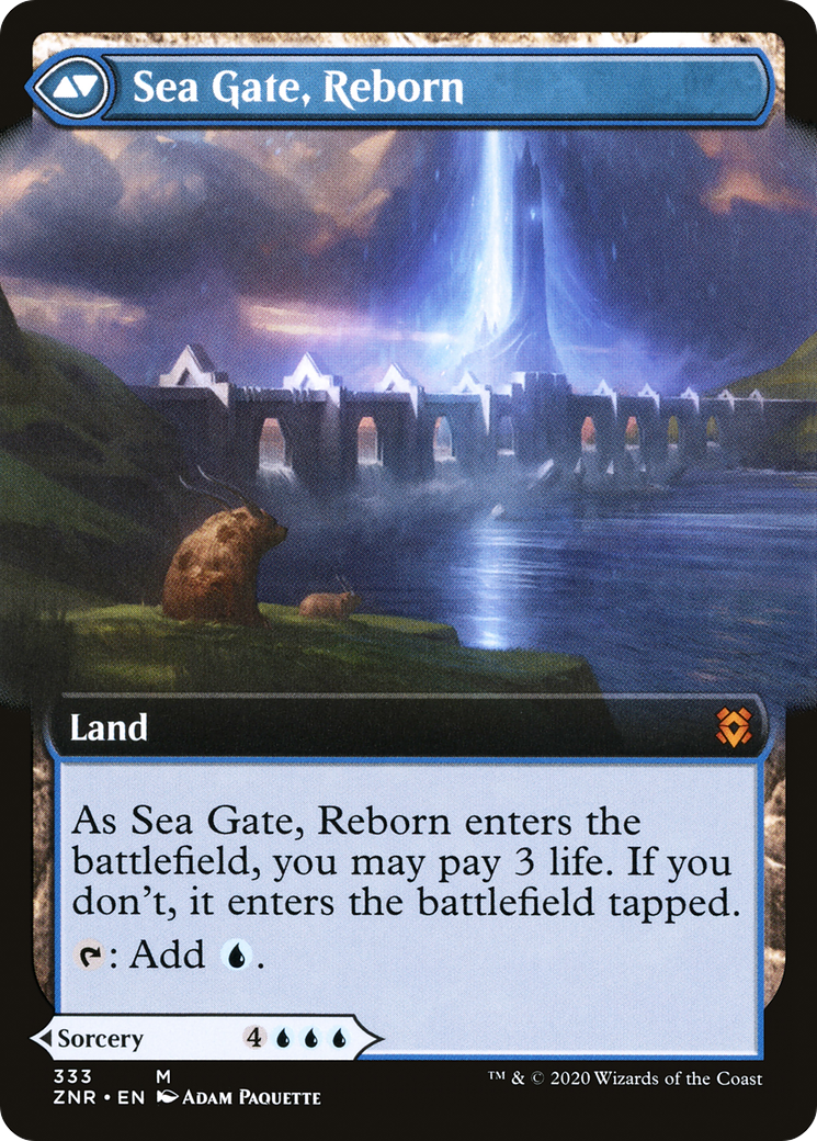 Sea Gate Restoration (Extended Art) (ZNR-333) - Zendikar Rising: (Extended Art) Foil