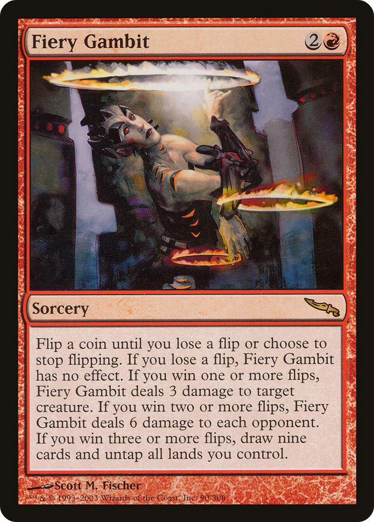 Gambit ardent (MRD-090) - Mirrodin Foil