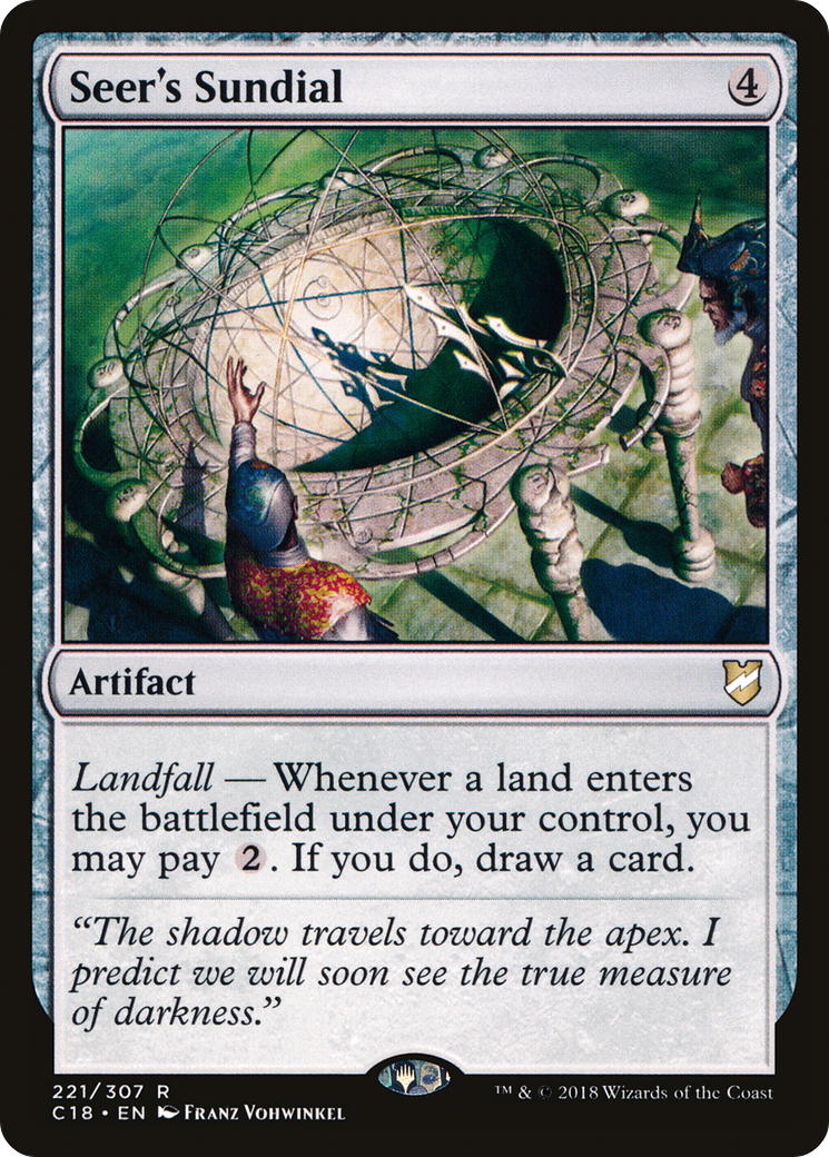 Cadran solaire du voyant (C18-221) - Commander 2018 