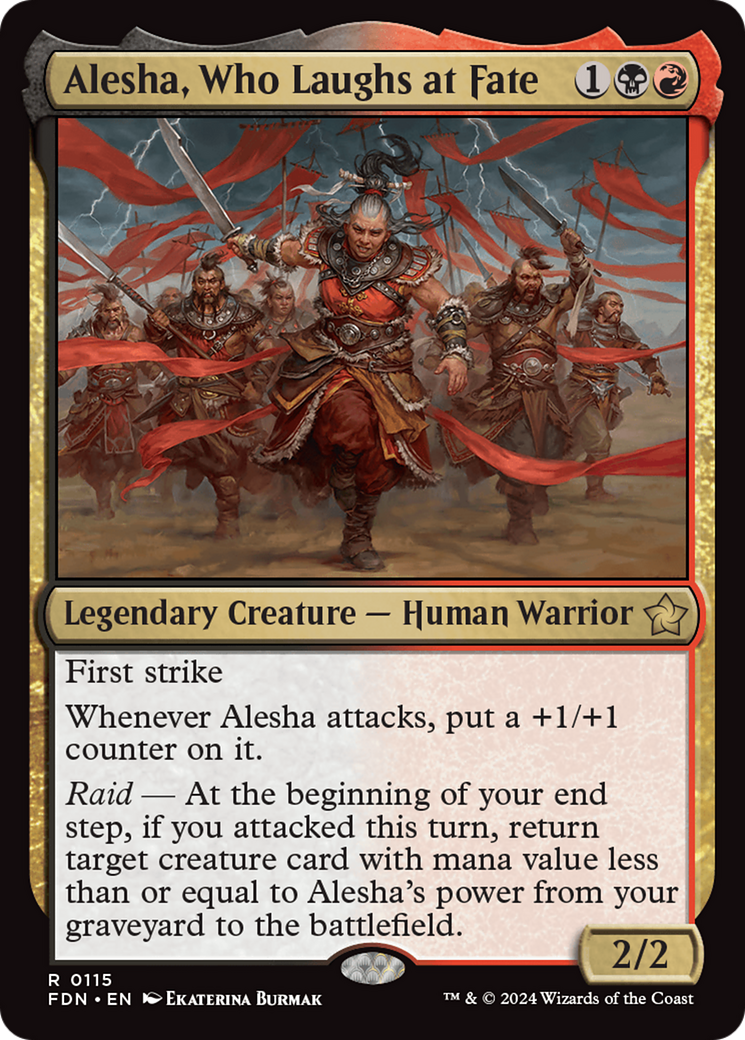 Alesha, qui se moque du destin (FDN-115) - Fondations Foil 