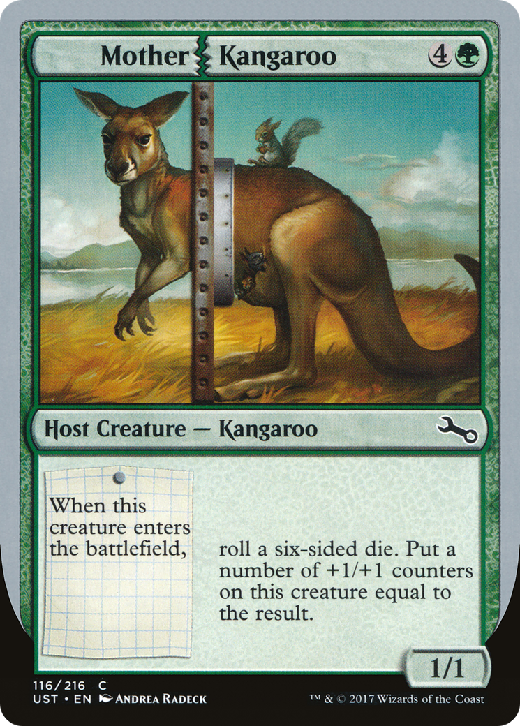Mère kangourou (UST-116) - Feuille instable