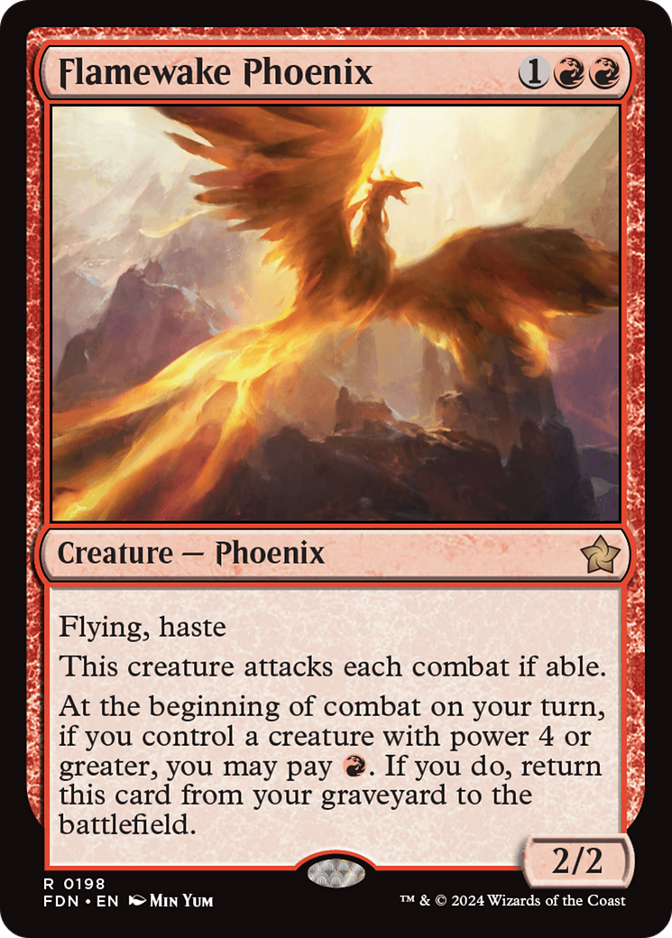 Flamewake Phoenix (FDN-198) - Feuille de fondation 