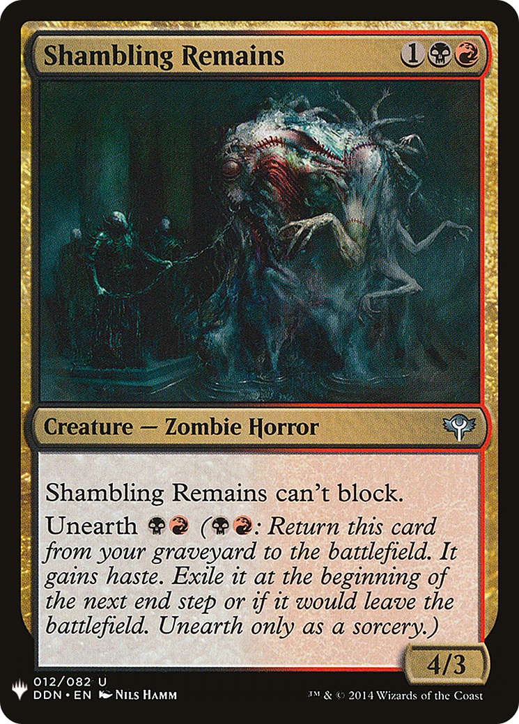 Shambling Remains (LIST-DDN-12) - The List