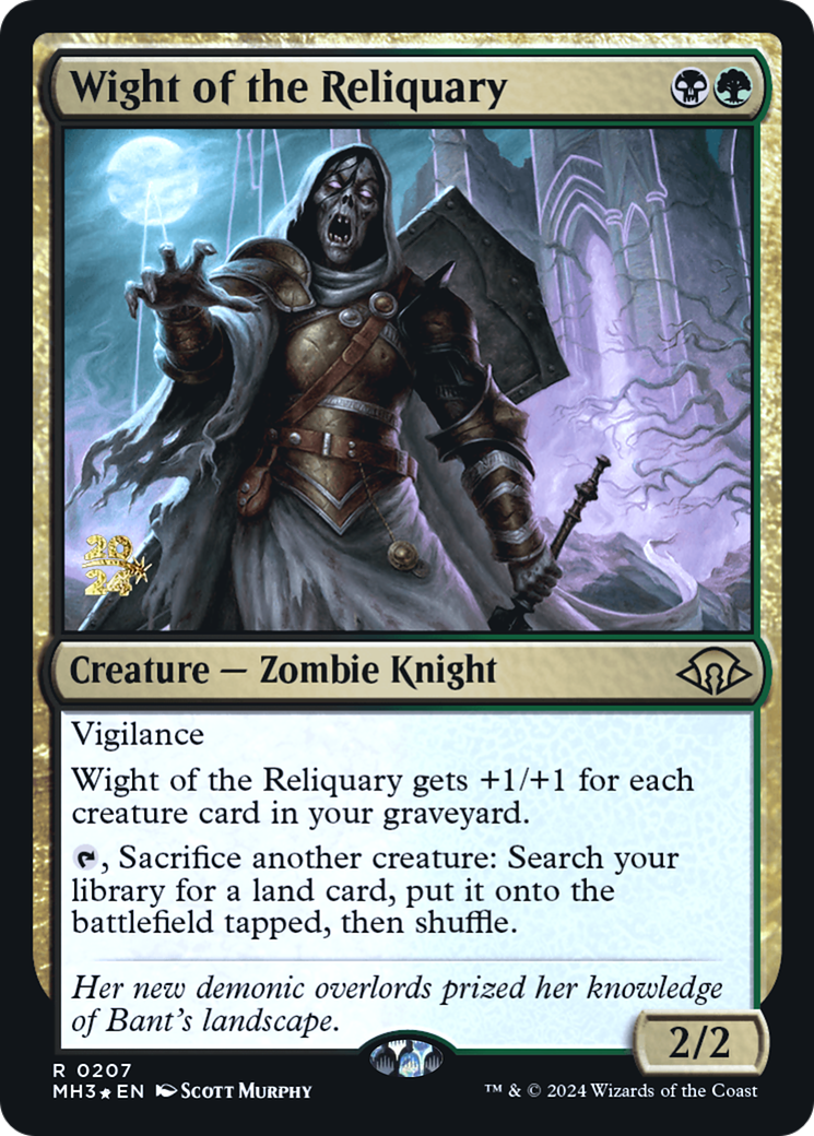Wight of the Reliquary (PRE-207) - Modern Horizons 3 Promos Foil