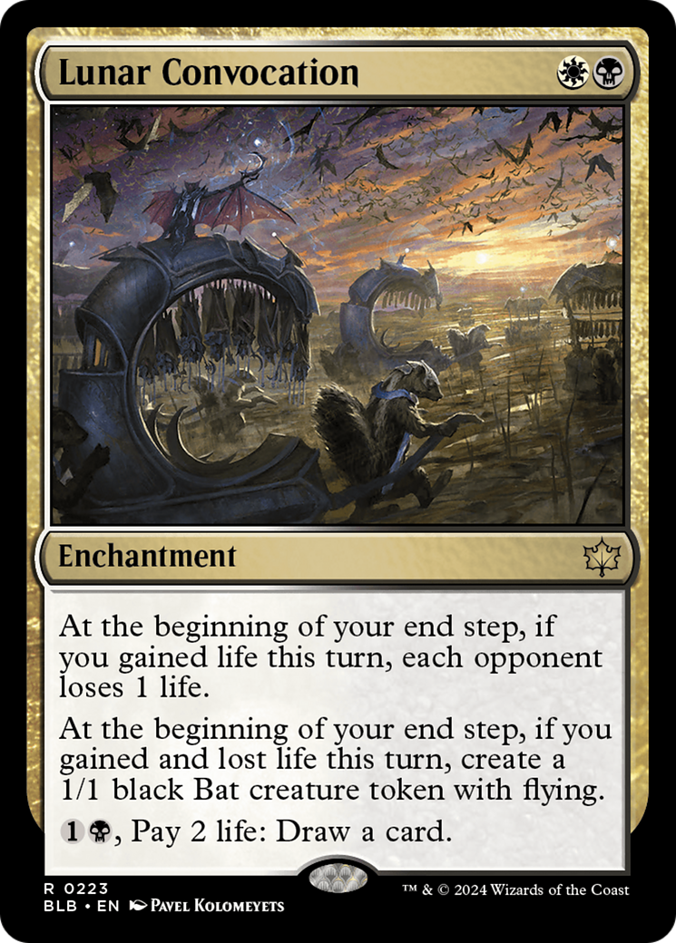 Convocation lunaire (BLB-223) - Bloomburrow Foil 
