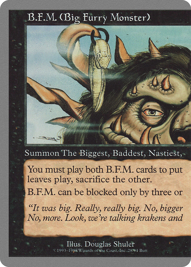 BFM (Big Furry Monster) (UGL-028) - Décollé 