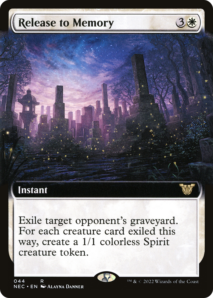 Libération vers la mémoire (NEC-044) - Neon Dynasty Commander : (Extended Art) 