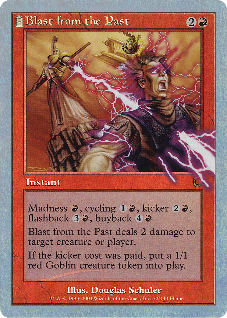Blast from the Past (UNH-72★) - Unhinged : (pierre tombale) Foil 