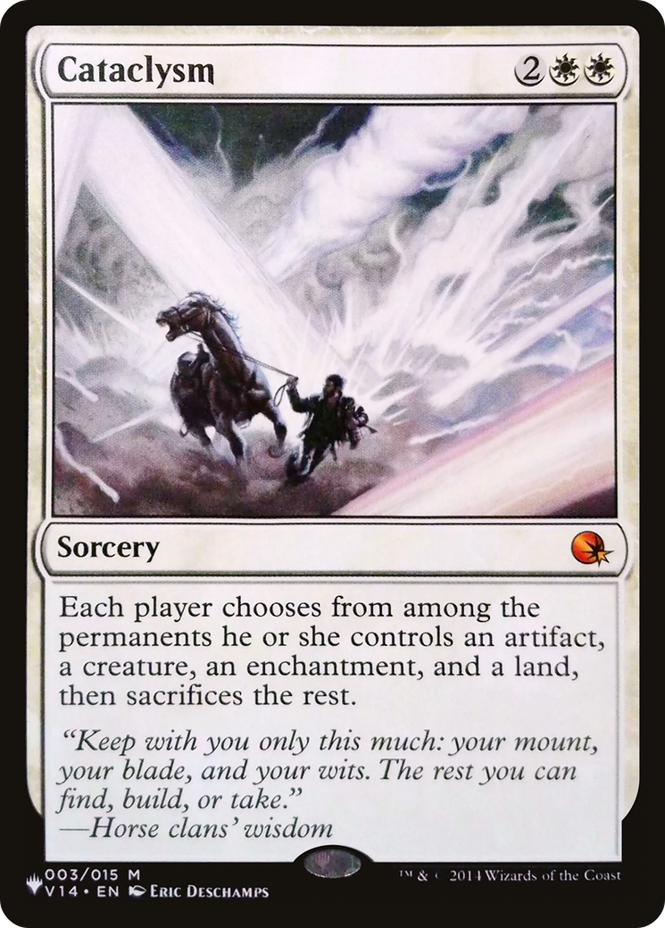 Cataclysm (LIST-003/015) - The List