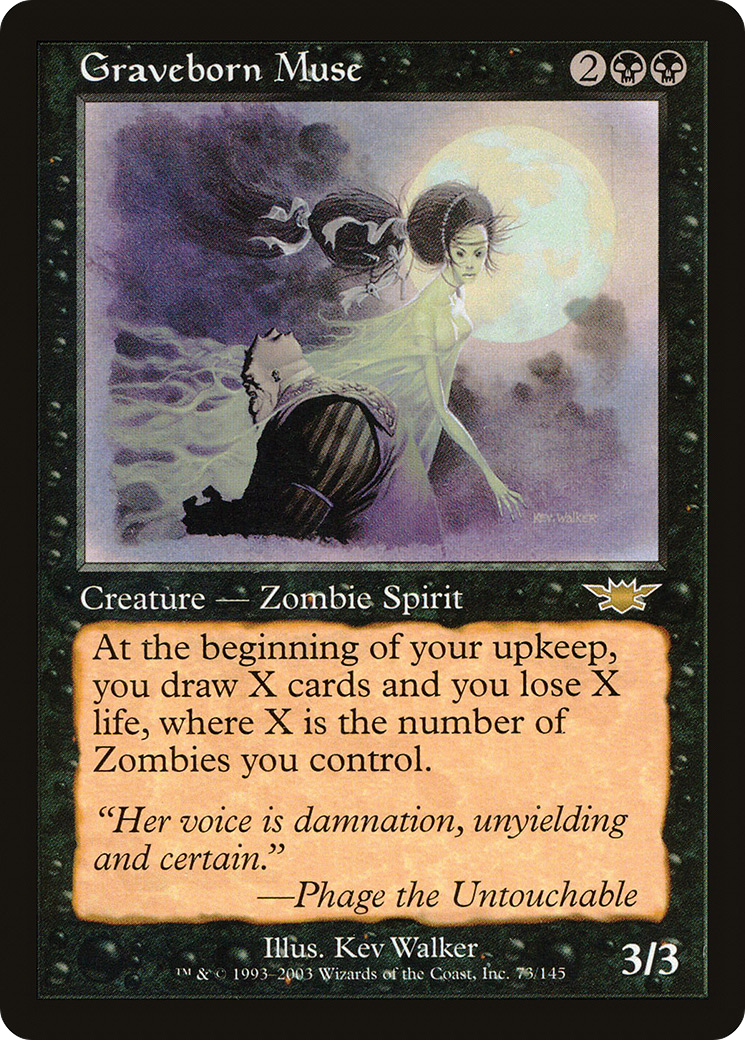 Muse née des tombes (LGN-073) - Legions Foil 