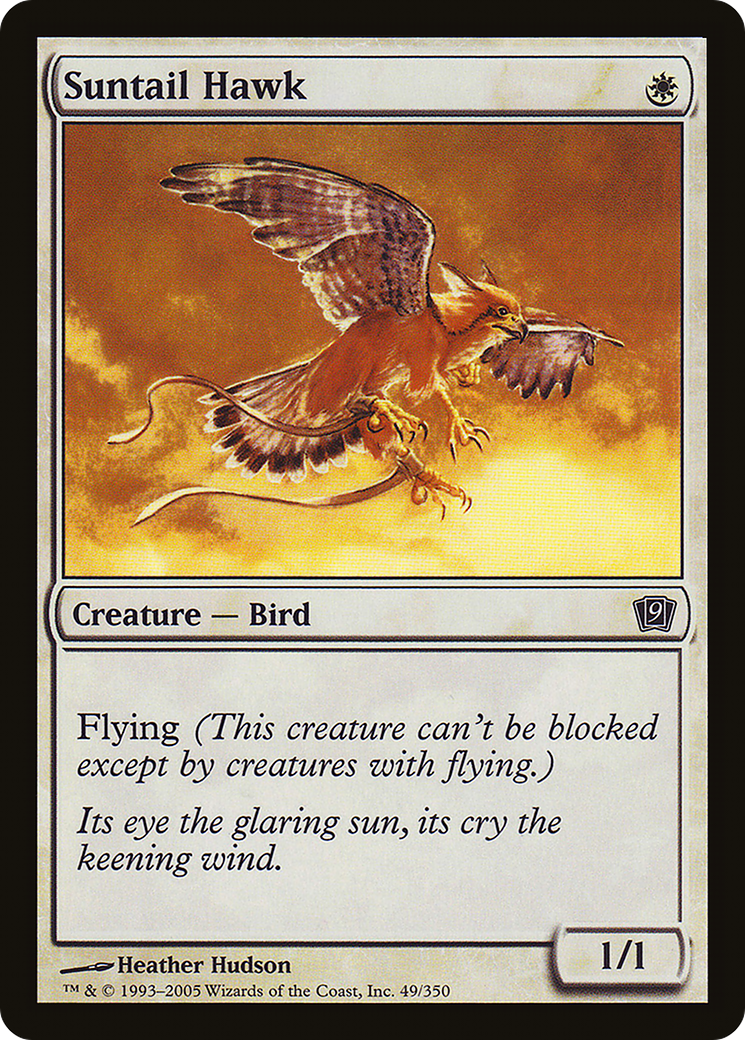 Suntail Hawk (9ED-49★) - Ninth Edition Foil
