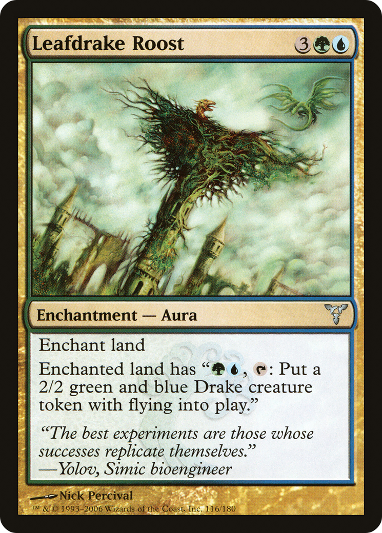 Perchoir de Leafdrake (DIS-116) - Dissension Foil