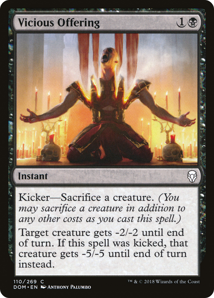 Offrande vicieuse (DOM-110) - Dominaria 