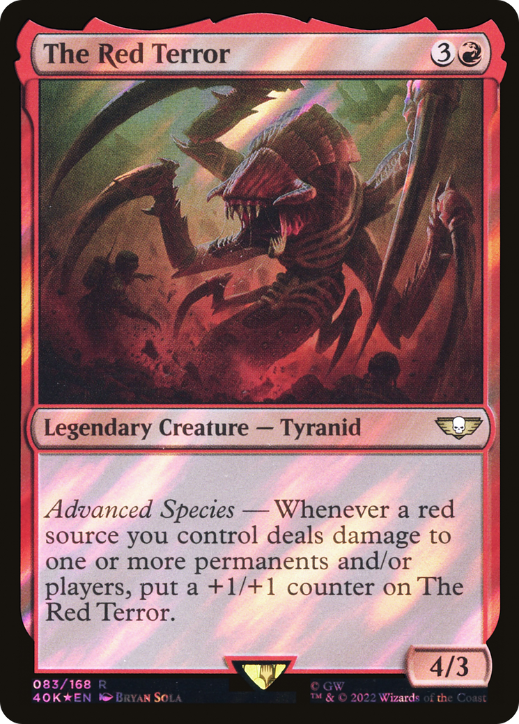 The Red Terror (Surge Foil) (40K-083) - Warhammer 40,000 Commander Foil
