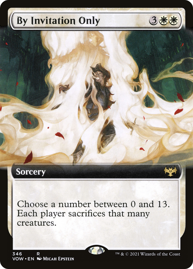 By Invitation Only (Extended Art) (VOW-346) - Innistrad: Crimson Vow: (Extended Art)
