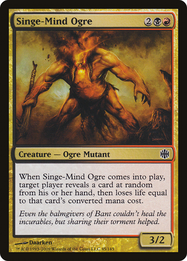 Singe-Mind Ogre (ARB-045) - Alara Reborn Foil