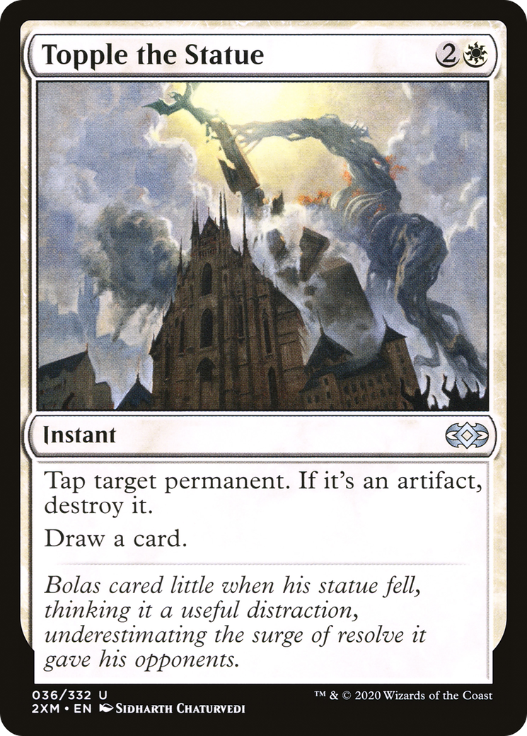 Renverser la statue (2XM-036) - Double Masters Foil 