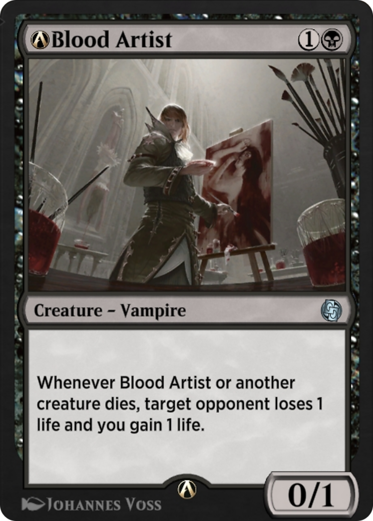 A-Blood Artist (JMP-A-206) - Démarrage rapide 