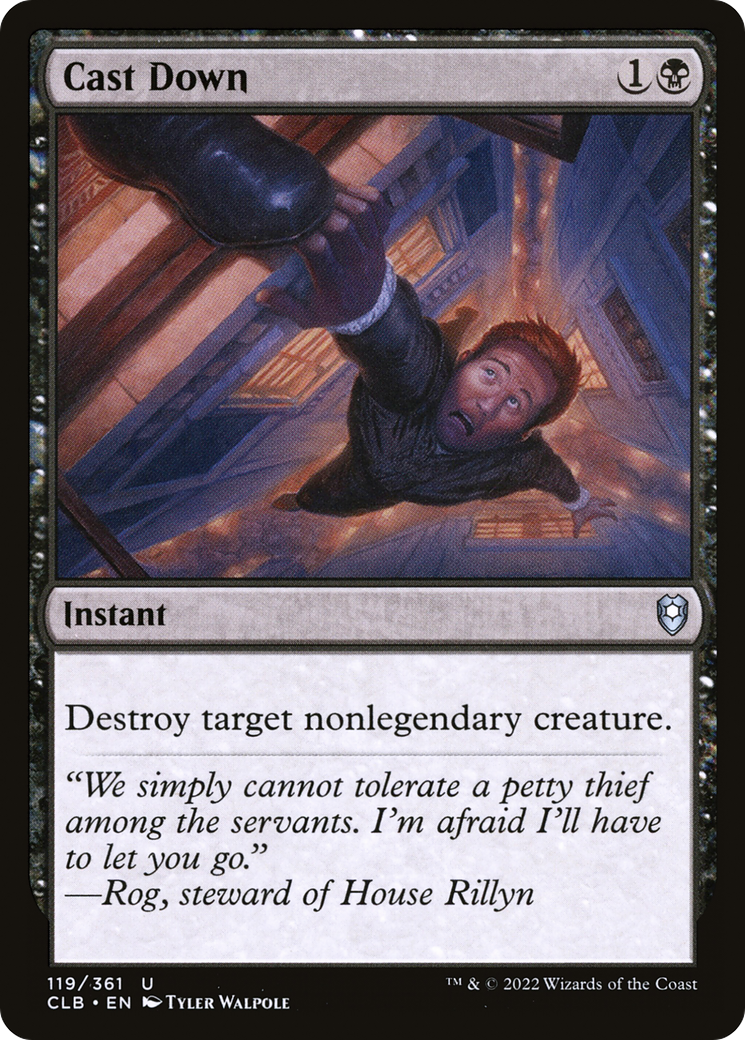 Cast Down (CLB-119) - Commander Legends : La Bataille de Baldur's Gate 