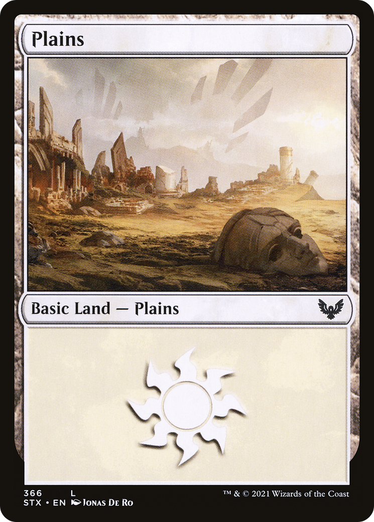 Plains (STX-366) - Strixhaven: School of Mages Foil