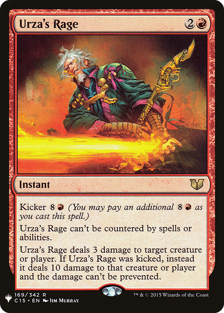 Urza's Rage (LIST-C15-169) - The List