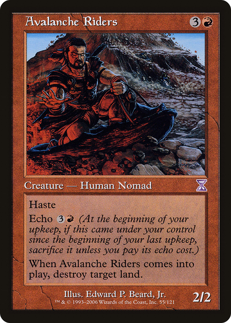 Avalanche Riders (TSB-055) - Time Spiral Timeshifted Foil