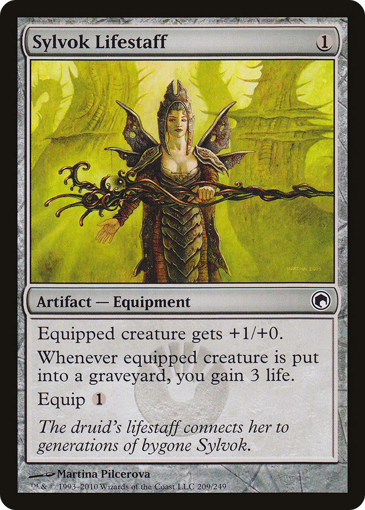 Sylvok Lifestaff (SOM-209) – Cicatrices de Mirrodin 