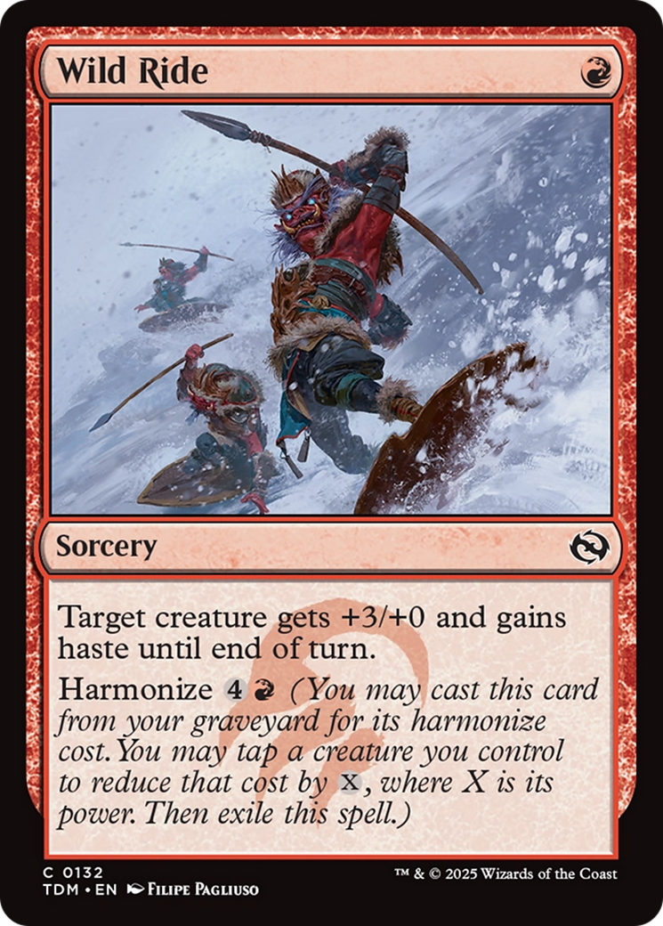 Wild Ride (TDM-132) - Tarkir : Tempête de Dragons 