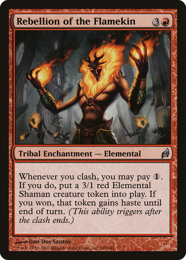 Rébellion des Flamekin (LRW-188) - Lorwyn Foil 