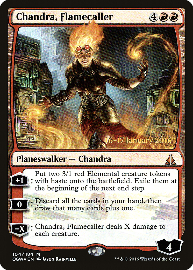 Chandra, l'invocatrice de flammes (POGW-104S) - Promotions du Serment des Sentinelles