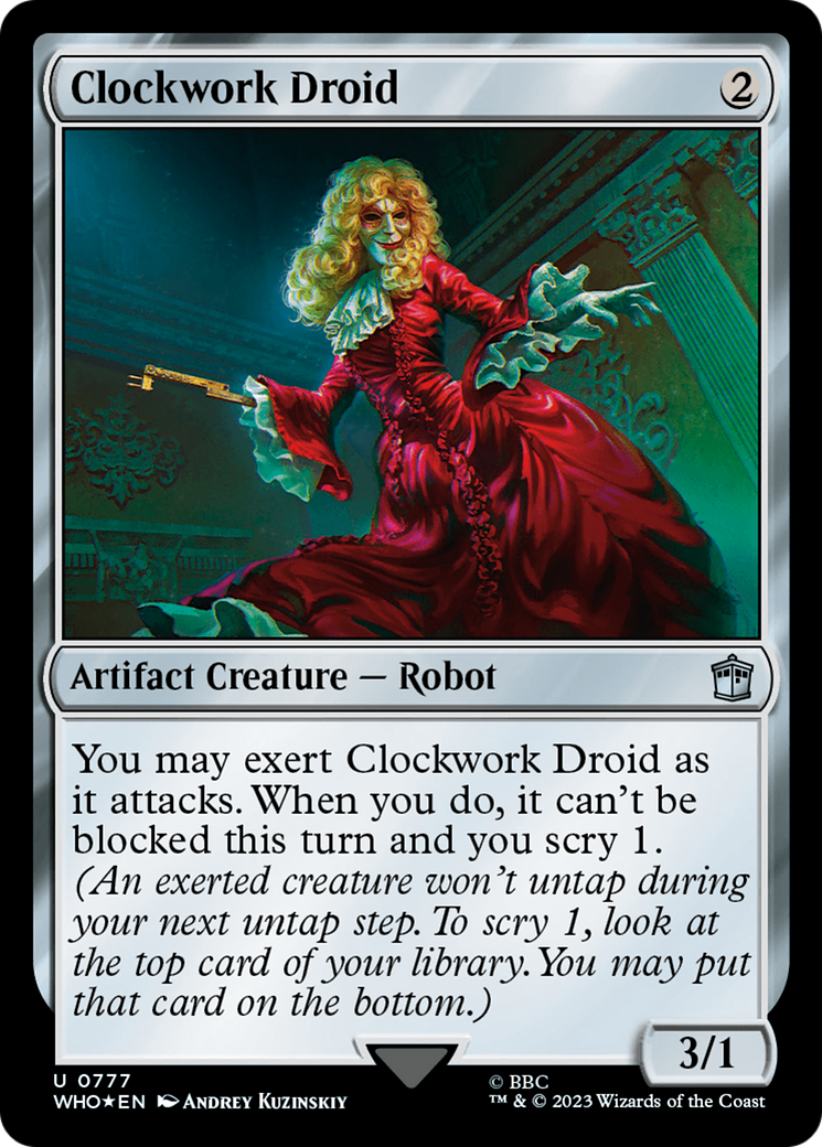 Droïde mécanique (WHO-777) - Doctor Who Foil 